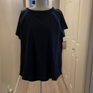 St John’s Bay blue detailed top NWT
